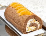 ギャラリーに画像を読み込む、フルーツのウメダ 『オレンジマーマレードロールケーキ』1本(直径9cmx長さ約16cm) ※冷蔵
