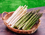 ギャラリーに画像を読み込む、【有機JAS認証】『アスパラガスセット』北海道産 合計1kg (ホワイト3L・グリーン2L 各500g)※冷蔵