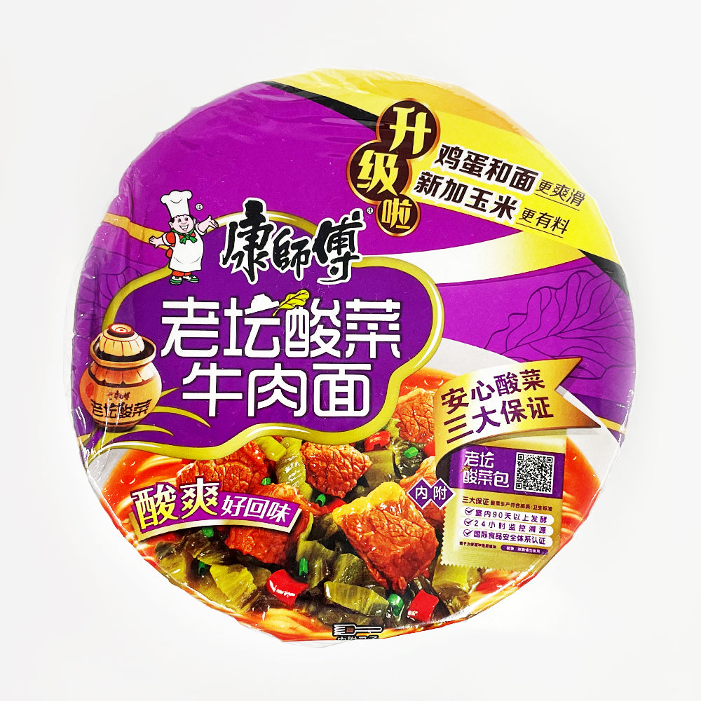 康師傅 老壇酸菜麺（カップ） 120g