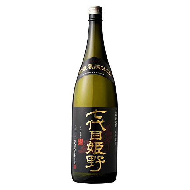 姫泉酒造 七代目姫野 全量黒麹仕込み 本格麦焼酎 23度 1800ml