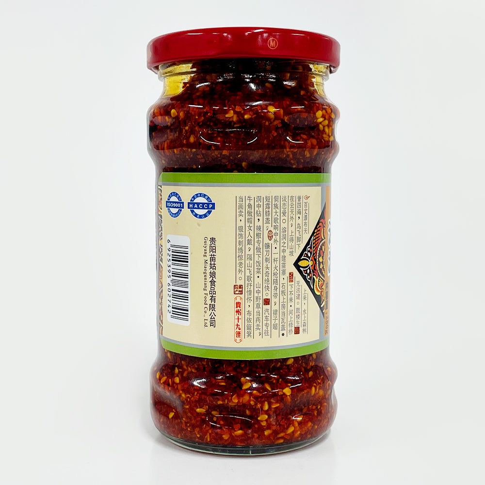 苗姑娘 油溌辣子-香辣味 280g
