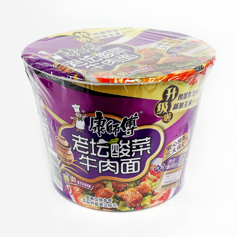 康師傅 老壇酸菜麺（カップ） 120g