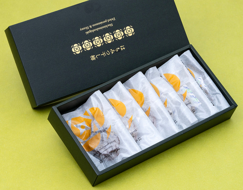 大分県産 ミツバチが育む山郷 『日本ミツバチ蜂蜜使用 はちみつ干し柿』 6個入り ※常温