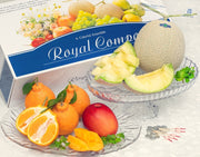 『プレミアム フルーツ3種セット（エメラルドメロン／みやざき完熟マンゴー／蒲郡市の葉付きデコポン）』計約2kg 化粧箱 ※常温【創業23年】