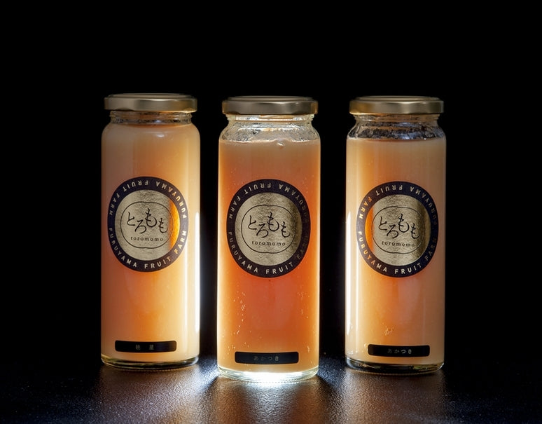 古山浩司さんの『とろももjuice（品種：あかつき限定）』 福島県産 200mL×3本 ※常温