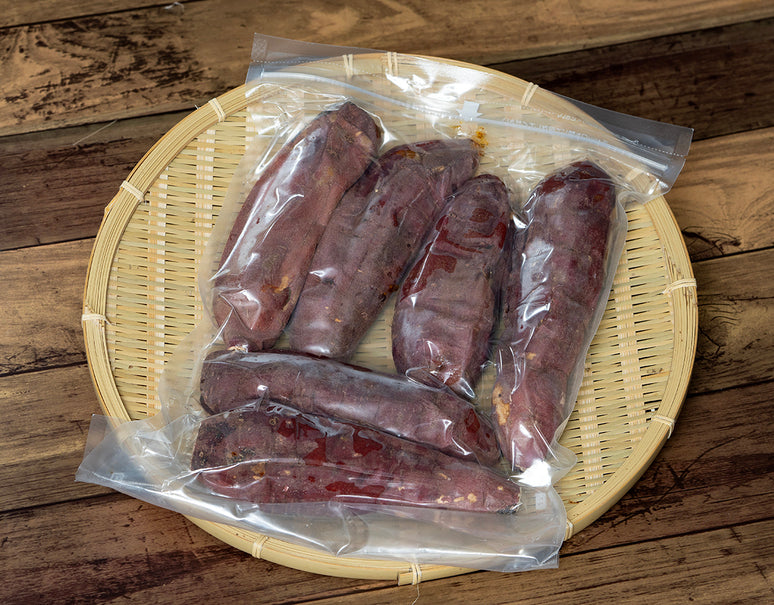 『紅はるかの焼き芋』茨城県産もしくは千葉県産さつまいも使用 2kg（1袋1kg：目安5〜7本） ※冷凍