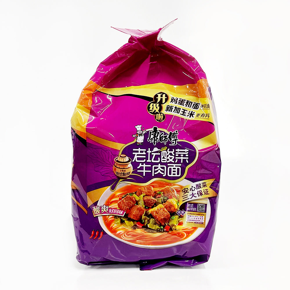 康師傅 老伝酸菜麺 117g