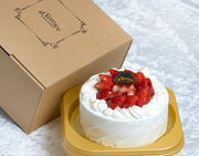 atTerrace 軽井沢農園ガーデンファーム 『完熟いちごのショートケーキ』 1個 5号サイズ ※冷凍 - 1