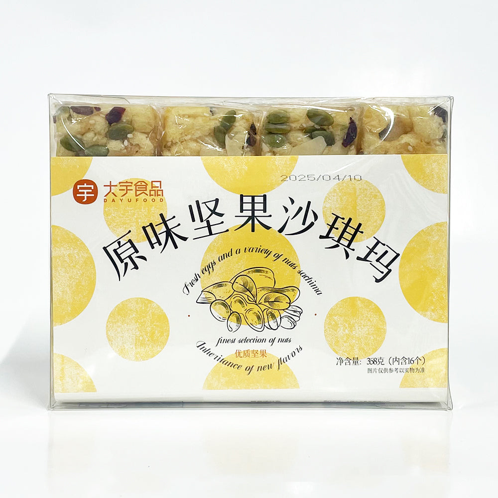 大宇 李軽軽黑糖/堅果沙琪瑪 350g